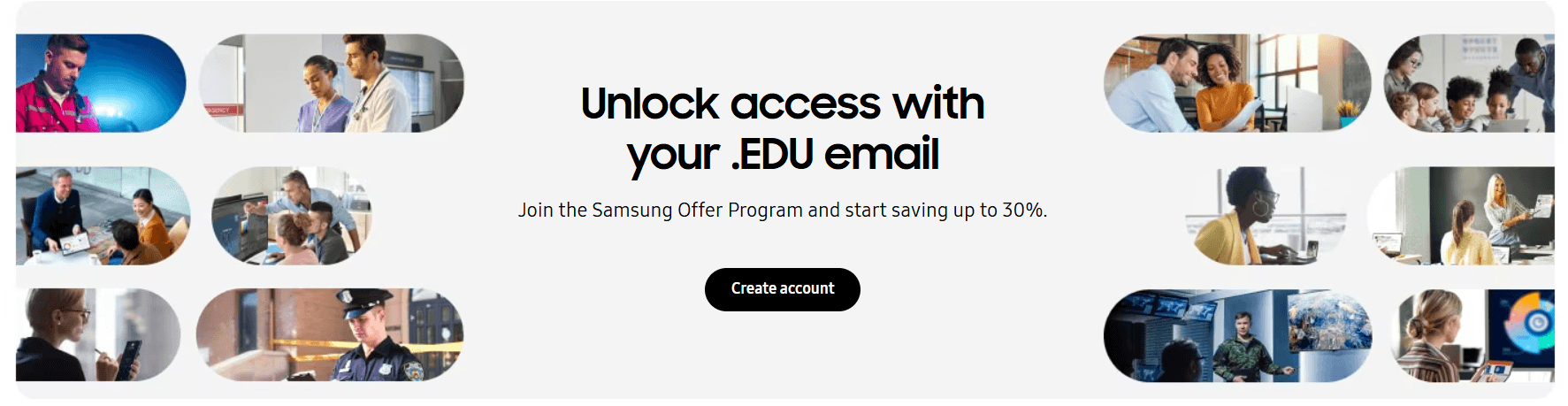 Up to 30% Off with Special Programs — Samsung coupon